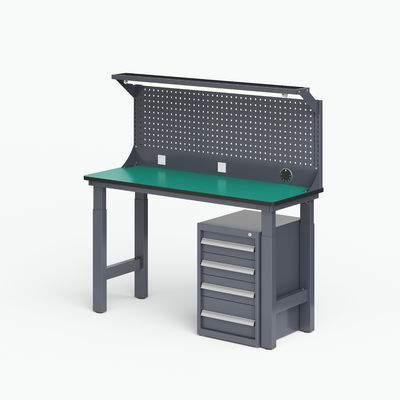 comprare Telaio per banco da lavoro elettrico regolabile con carico massimo di 200 kg, doppi motori, 4 gambe standard, 2 stadi fabbricazione online