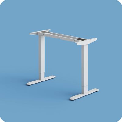 acheter Cadre de bureau debout avec charge de 100KG, double moteur, 2 pieds inversés, 2 étages fabrication en ligne