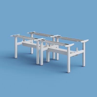 acheter Bancs de bureau Linkable Quad Motors avec systèmes de bancs de bureau avec barre transversale réglable fabrication en ligne