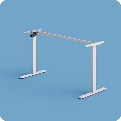 Buy 80KG Load Stable Electric Height Adjustable Standing Desk Frame With Fixed Single Crossbeam online manufacture